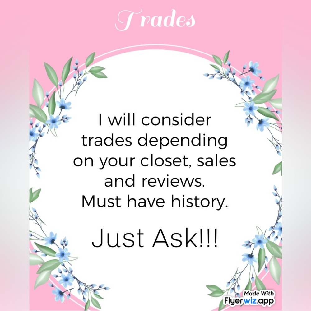 Floral Trade Offer Poster